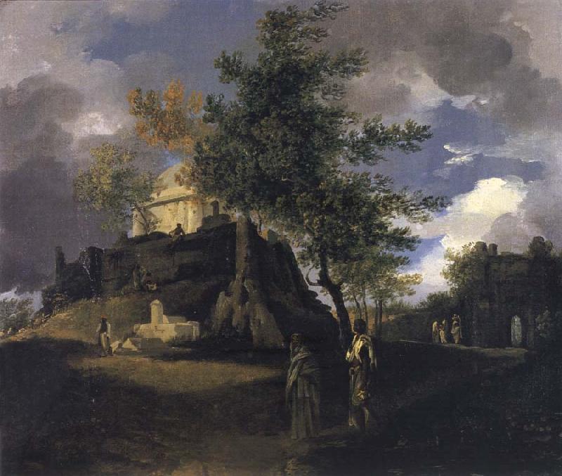 unknow artist A Tomb with Figures oil painting picture